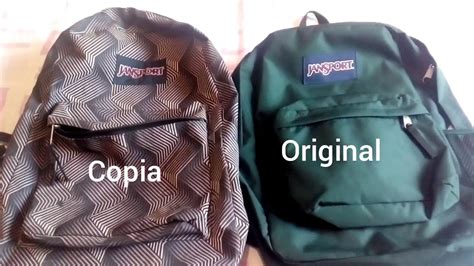 original jansport bag vs fake